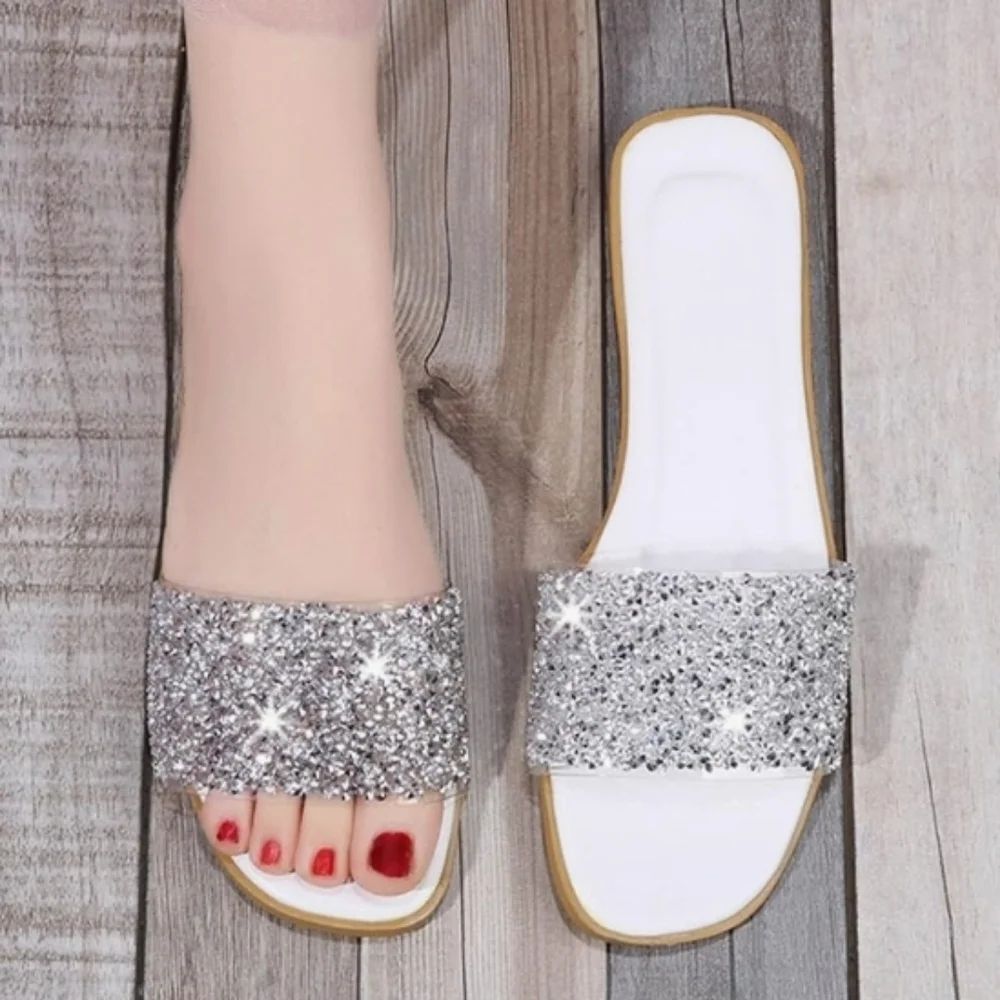 BRAND NEW MADDEN GIRL GLITTET RHINESTONE WOMEN's SANDALS